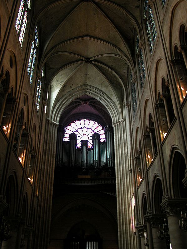 Paris 22 Notre Dame Inside View Of The Great Organ 